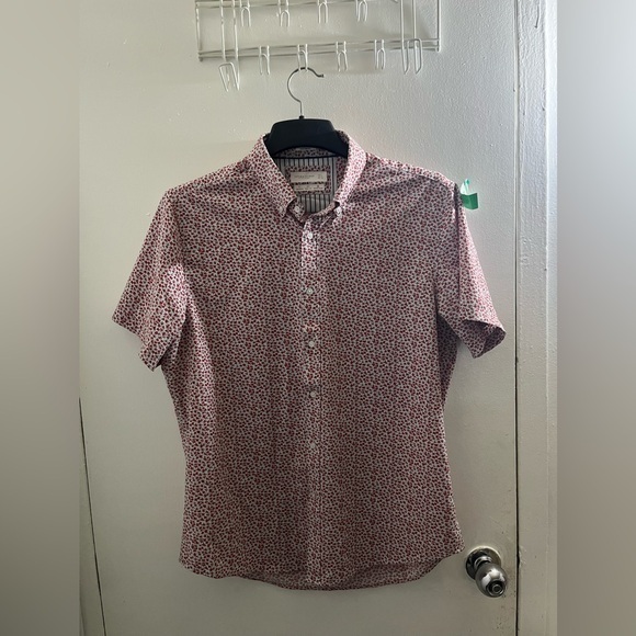 Denim & Flower Other - Denim & Flower Red Floral Button Down Shirt